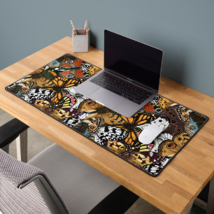 Animal print. Butterfly wings. Desk Mat