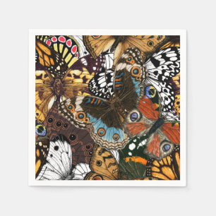 Animal print. Butterfly wings. Napkins