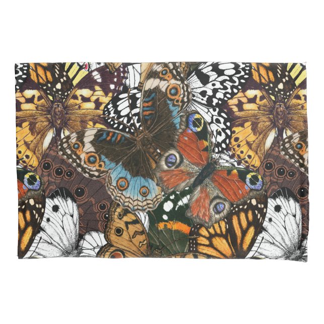Animal print. Butterfly wings. Pillow Case (Front-Left)