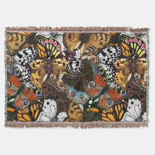 Animal print. Butterfly wings. Throw Blanket