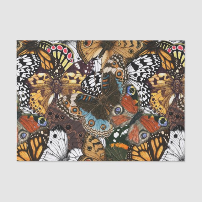 Animal print. Butterfly wings. Tissue Paper (Front)