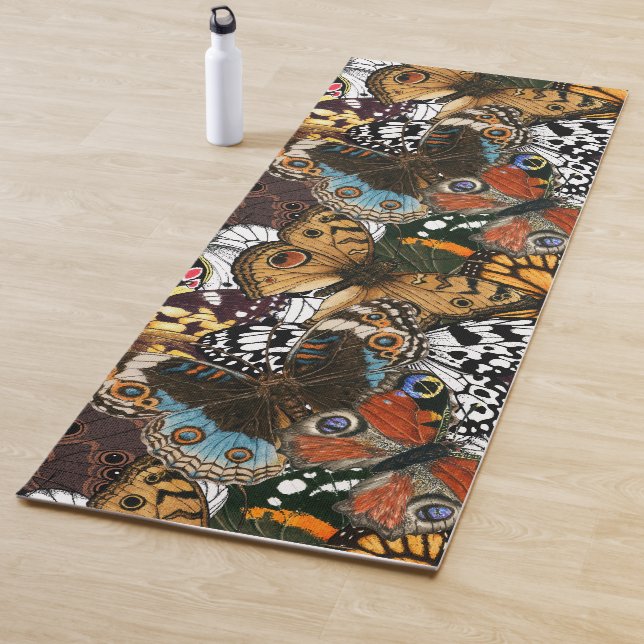 Animal print. Butterfly wings. Yoga Mat (In Situ)