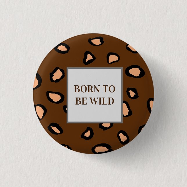 Animal Print BUTTON (Front)