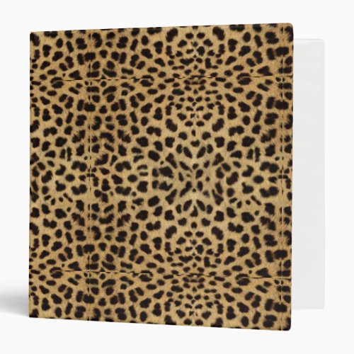 Animal Print Cheetah 3 Ring Binder