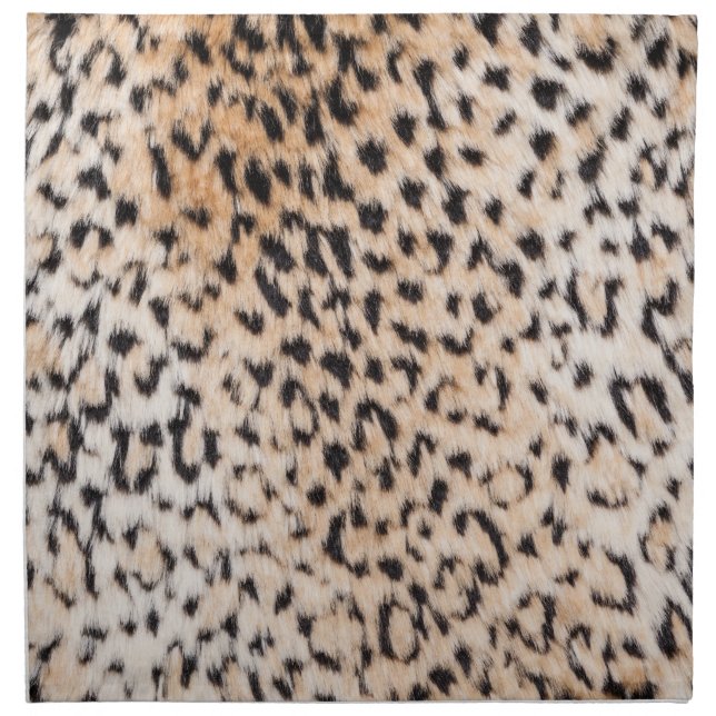 Animal Print Cloth Napkin (Front)