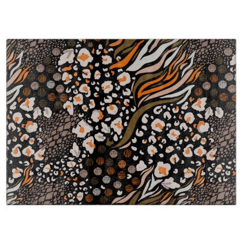 Animal Print Cutting Board