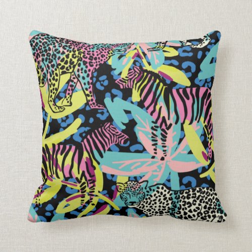 Animal print design Throw Pillow