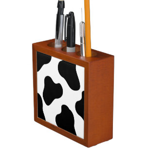Animal print desk organizer