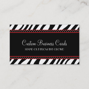 Animal Print Dot Business Card