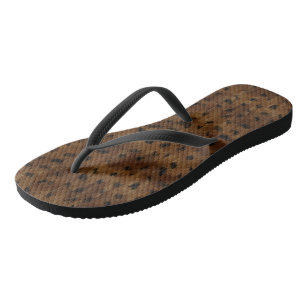 Animal Print Flip Flops
