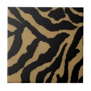 animal print floor tiles contemporary floral motif