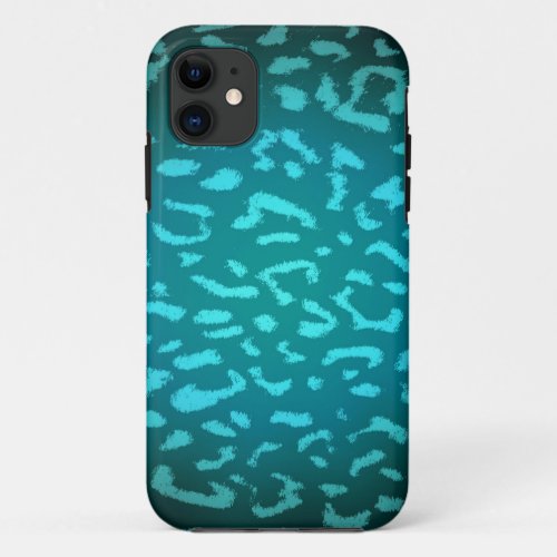 Animal print fur skin of leopard iPhone 11 case