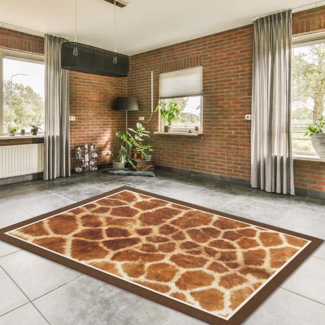 Animal Print Giraffe Area Rug (Creator Uploaded)