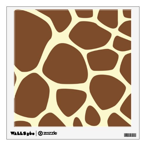 Animal Print Giraffe Wall Sticker