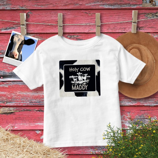 Animal Print Holy Cow T-Shirt (Creator Uploaded)