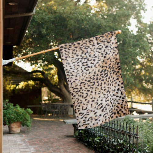 Animal Print House Flag