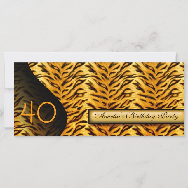 Animal Print Invitation (Front)
