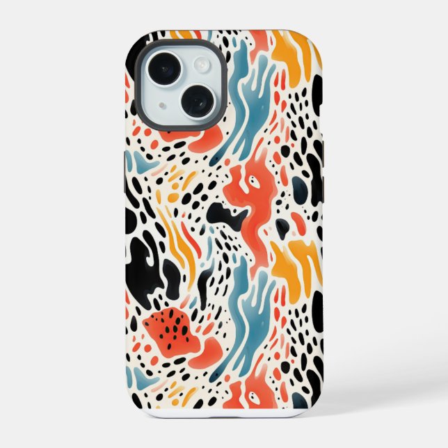Animal Print Iphone Case (Back)