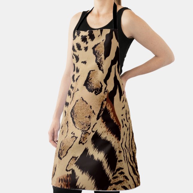 Animal Print Kitchen Apron (Insitu)