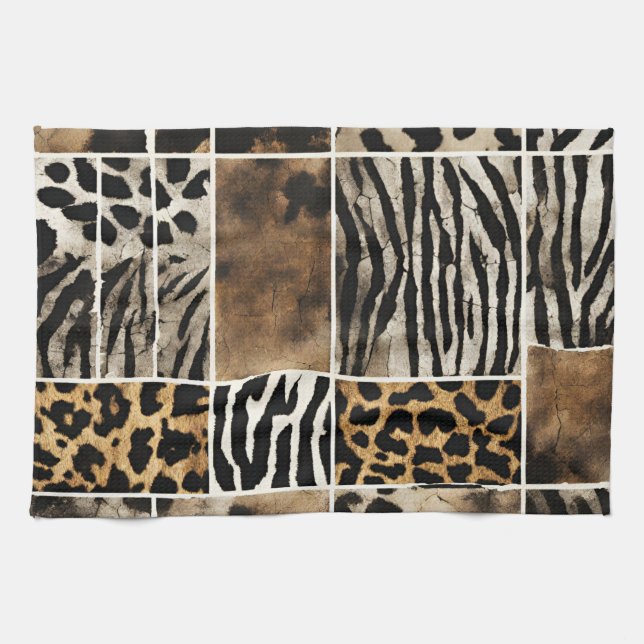 Animal Print - Kitchen Towel (Horizontal)
