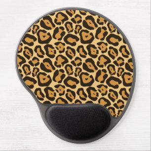 Animal print leopard gel mouse pad