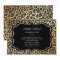Animal Print Leopard Invitations