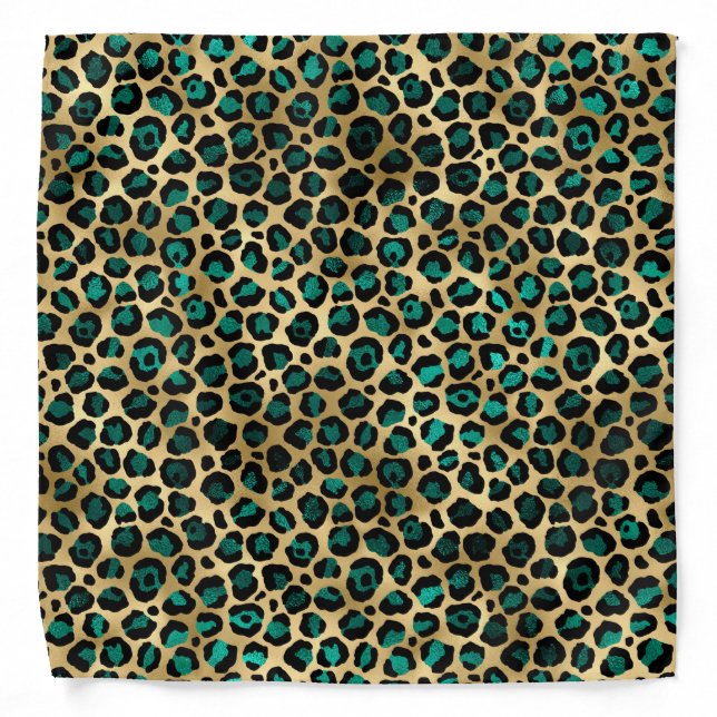 Animal Print, Leopard Print Gift Pattern, Leopard Bandana (Front)