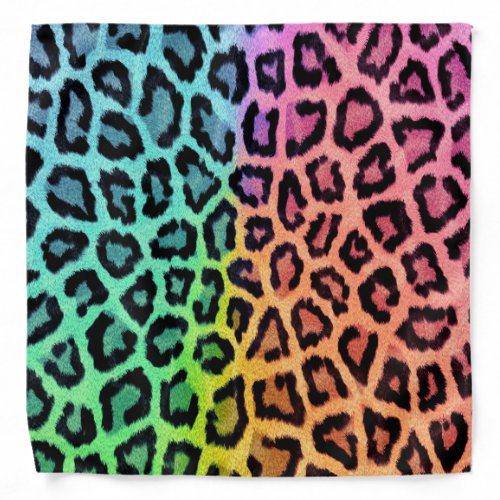 Animal Print Leopard Skin Pattern Cheetah Tiger Bandana