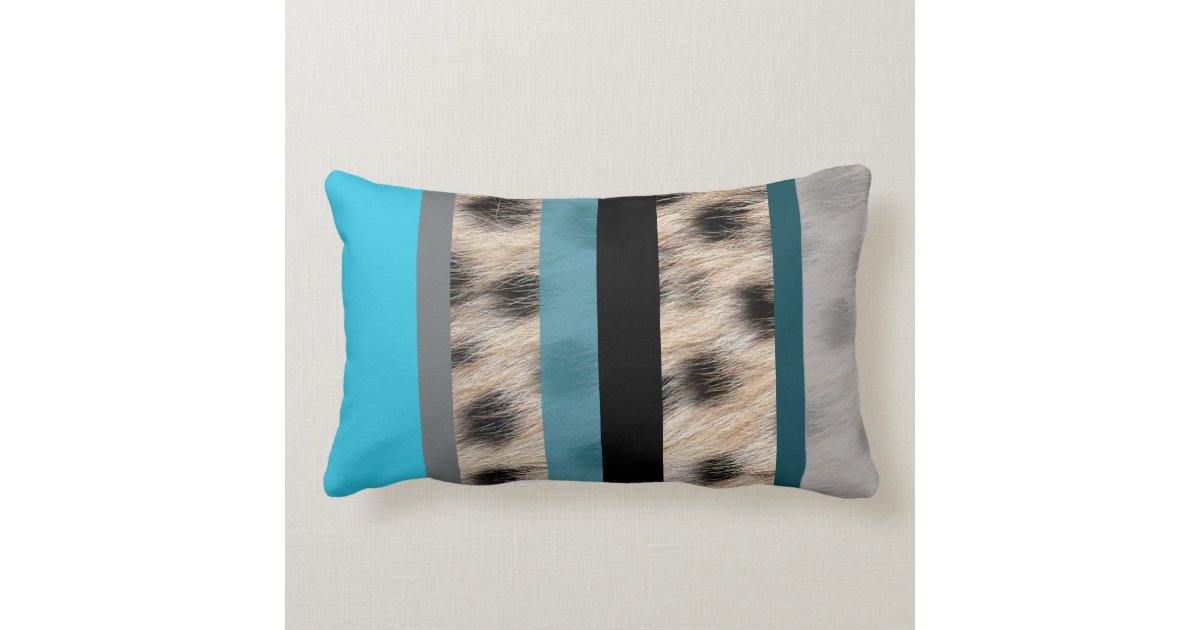 Animal Print Lumbar Pillow