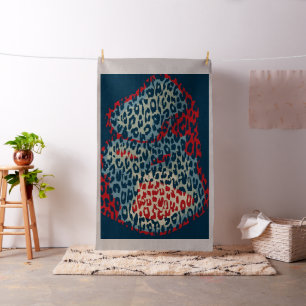 Animal print of leopard #25 fabric