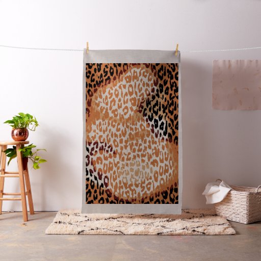 Animal print of leopard #26 fabric