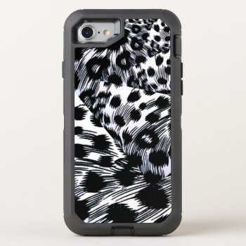Animal Print Otterbox Defender Iphone Se/8/7 Case by NatureTales at Zazzle