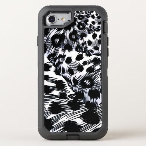 Animal Print OtterBox Defender iPhone SE87 Case