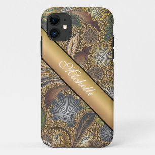 Animal Print Paisley Pattern iPhone 11 Case