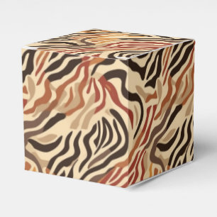 Animal Print Party Favor Box