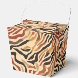 Animal Print Party Favor Box