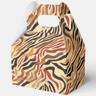 Animal Print Party Favor Box
