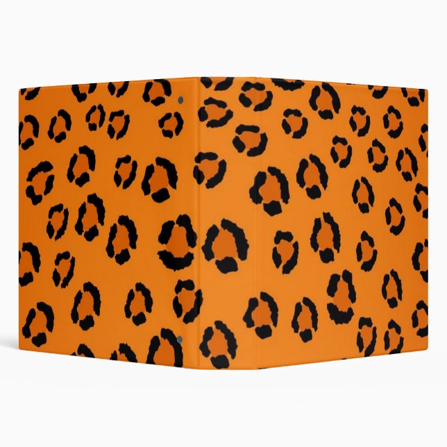 Animal print pattern 3 ring binder (Background)