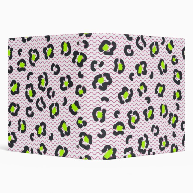 Animal print pattern 3 ring binder (Background)