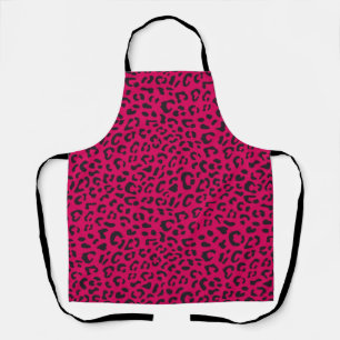Animal print pattern apron
