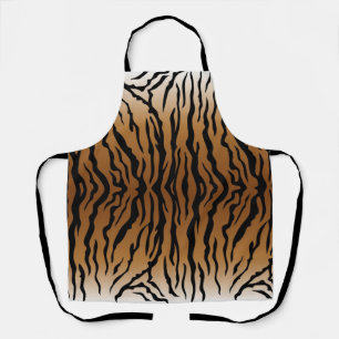 Animal print pattern apron