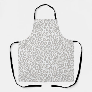 Animal print pattern apron