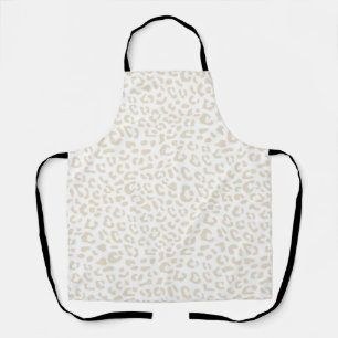 Animal print pattern apron