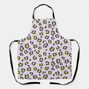 Animal print pattern apron