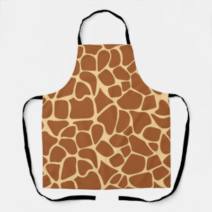 Animal print pattern apron