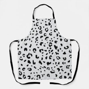 Animal print pattern apron