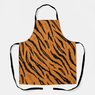 Animal print pattern apron