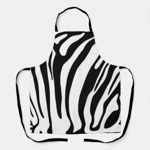 Animal print pattern apron