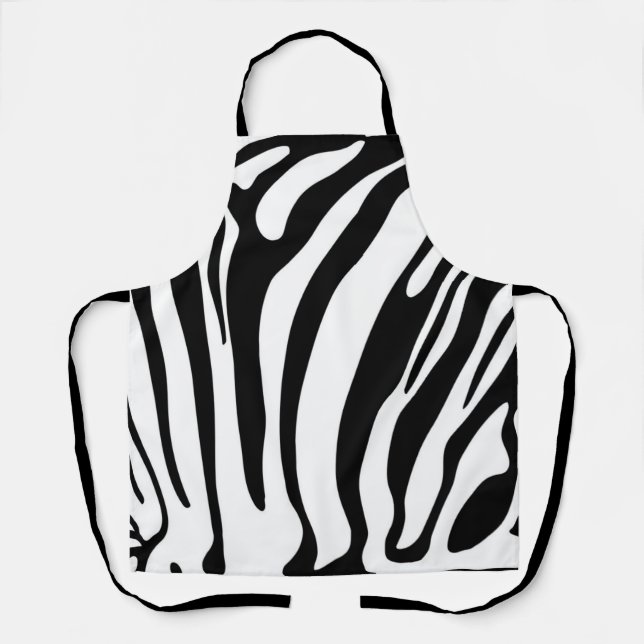 Animal print pattern apron (Front)