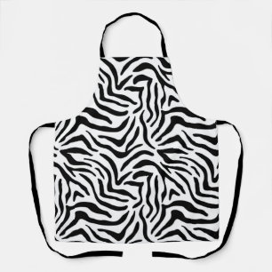 Animal print pattern apron